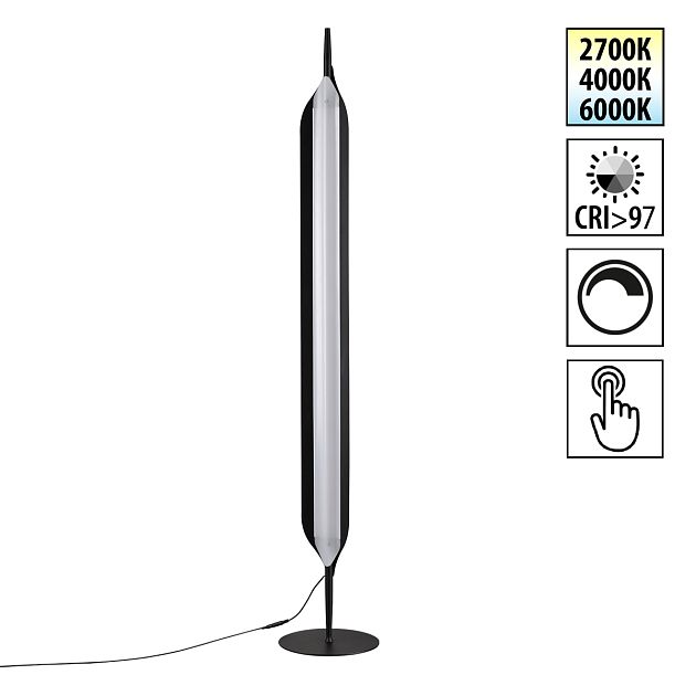Торшер диммируемый со сменой цветовой температуры (управление - сенсор) NOVOTECH ALA 359543 - фото 1