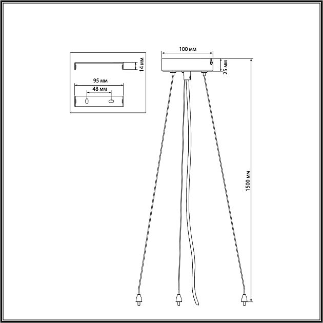 Подвесное крепление СОНЕКС QUANTUM 7752/L - фото 2