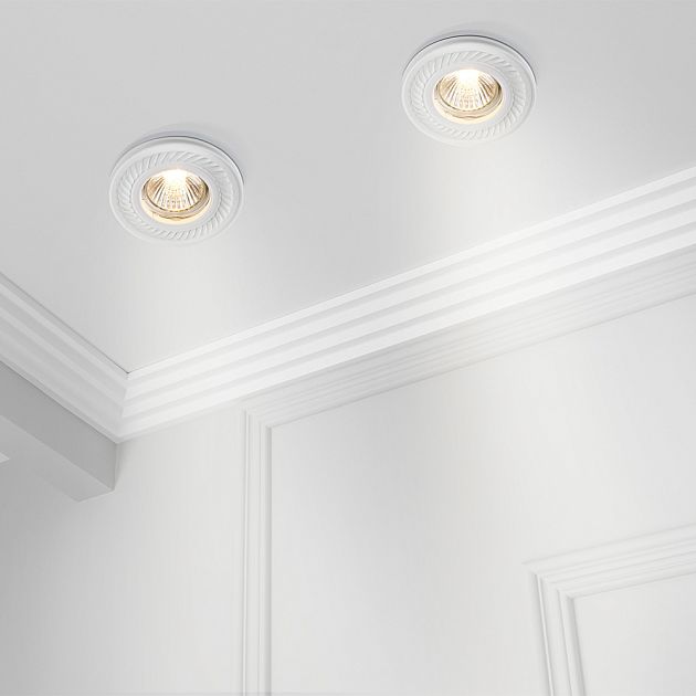 Встраиваемый светильник MAYTONI Gyps Classic DL283-1-01-W - фото 3