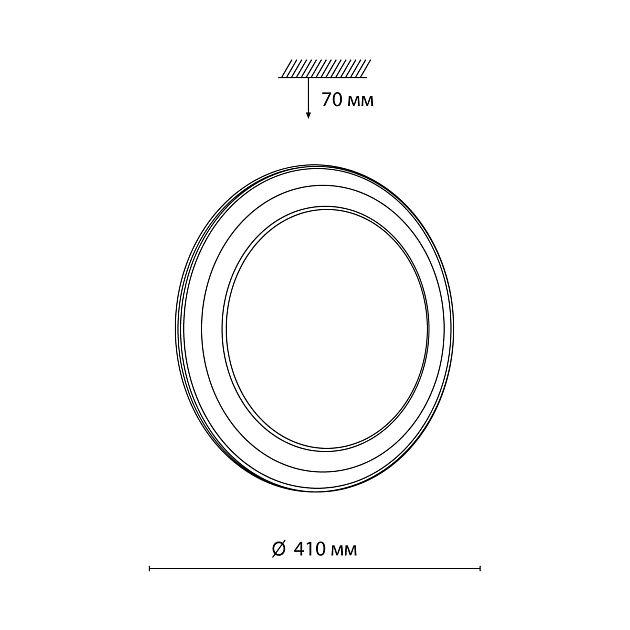 Настенно-потолочный светильник СОНЕКС SETTA 7617/DL - фото 2