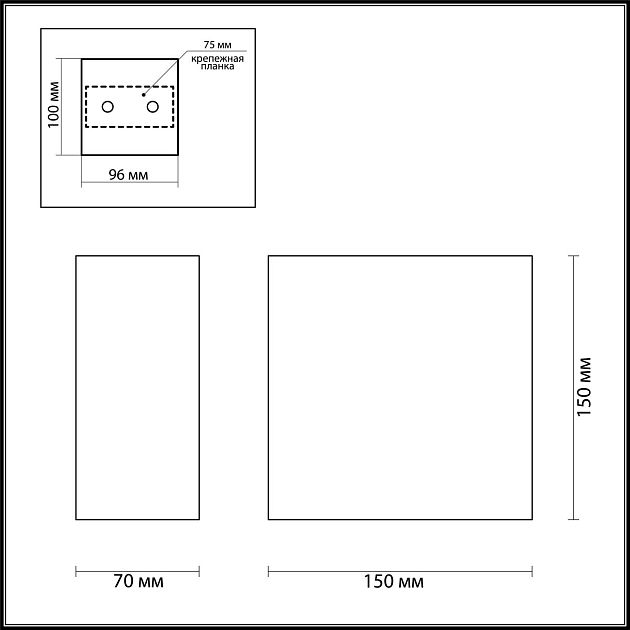 Настенный светильник ODEON LIGHT GIPS 3883/1W - фото 2