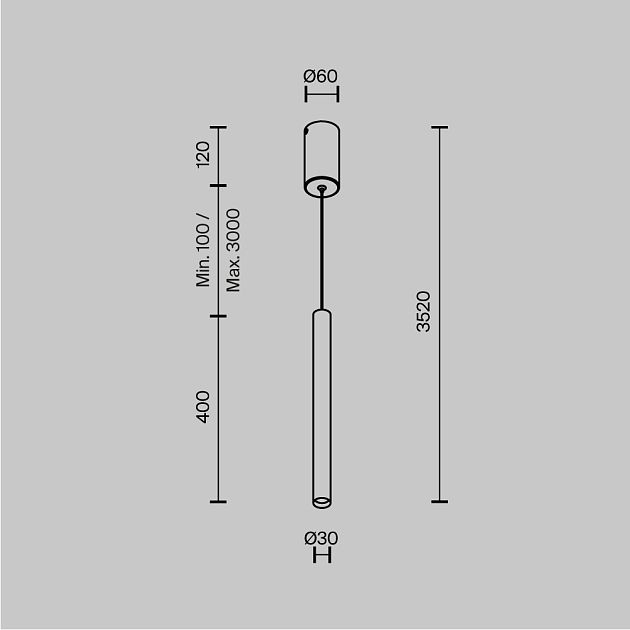 Подвесной светильник MAYTONI Pro Base MOD159PL-L6GK - фото 7