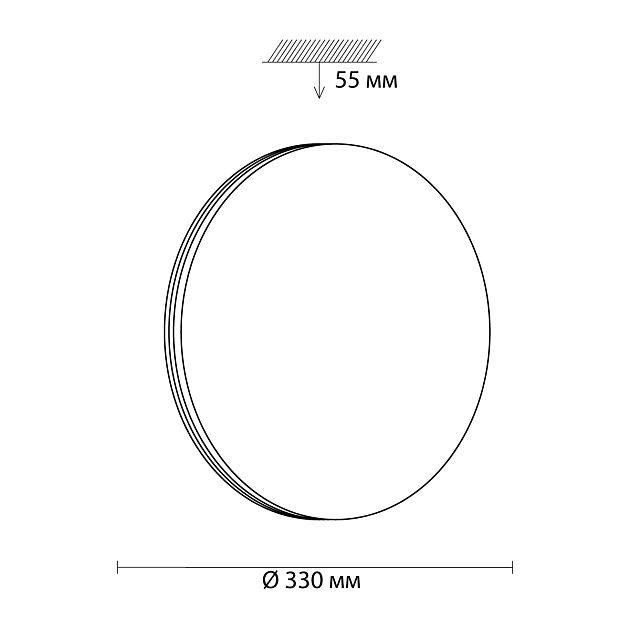 Настенно-потолочный светильник СОНЕКС SMALLI 3016/CL - фото 2