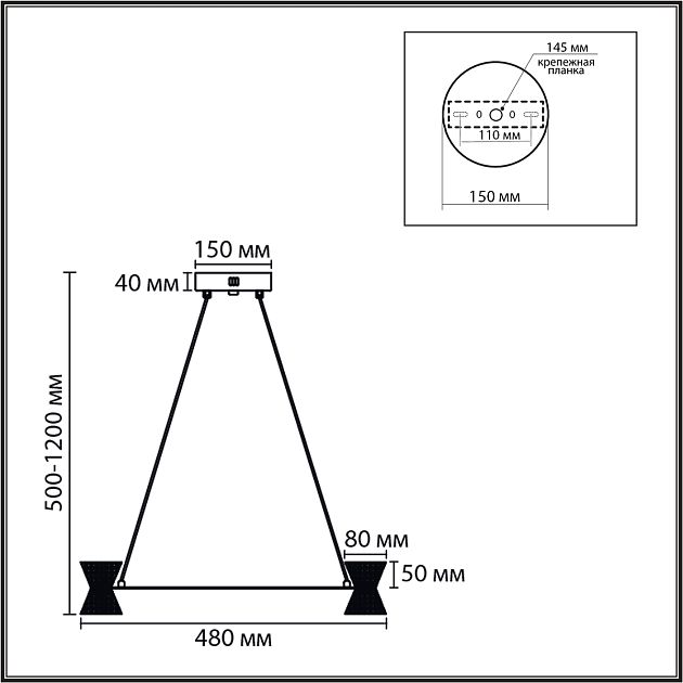 Люстра подвесная LUMION VINORA 8341/28L - фото 2