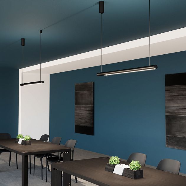 Светильник подвесной светодиодный диммируемый со сменой цветовой температуры (управление сенсор) NOVOTECH FERMO 359307 - фото 5