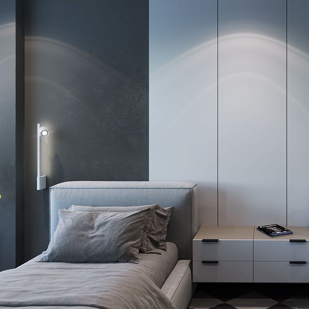 Светильник настенный светодиодный диммируемый со сменой режимов работы (управление сенсорный выключа NOVOTECH FERMO 359312 - фото 7