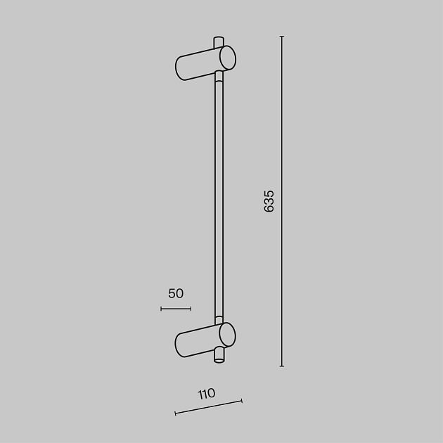 Настенный светильник (бра) MAYTONI Rotta MOD413WL-L6G3K - фото 1