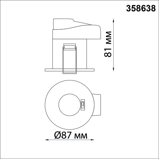 Светильник встраиваемый светодиодный диммируемый, смена цв. температуры NOVOTECH REGEN 358638 - фото 2