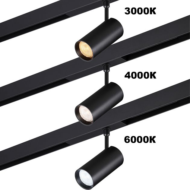Трековый светодиодный светильник с переключателем цветовой темперетуры NOVOTECH VECTOR 359960 - фото 5