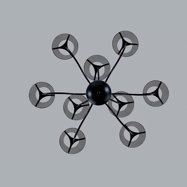 Люстра на штанге LUMION SMOKY 6570/9C - фото 5