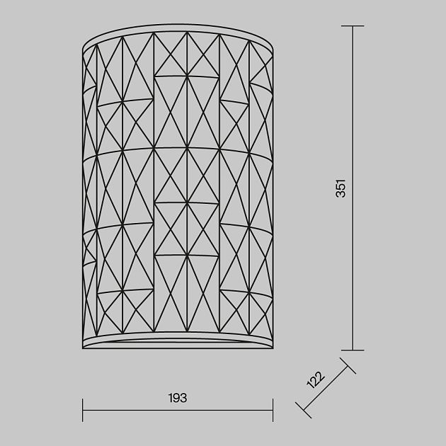Настенный светильник (бра) MAYTONI Gelid MOD184-WL-02-CH - фото 7