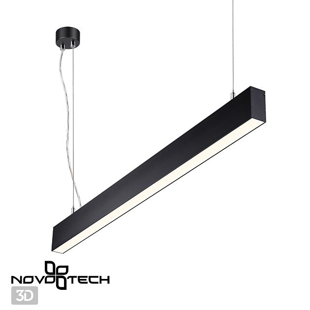 Светильник подвесной светодиодный (длина подвесов и сетового кабеля 1,2м) NOVOTECH ITER 358880 - фото 6