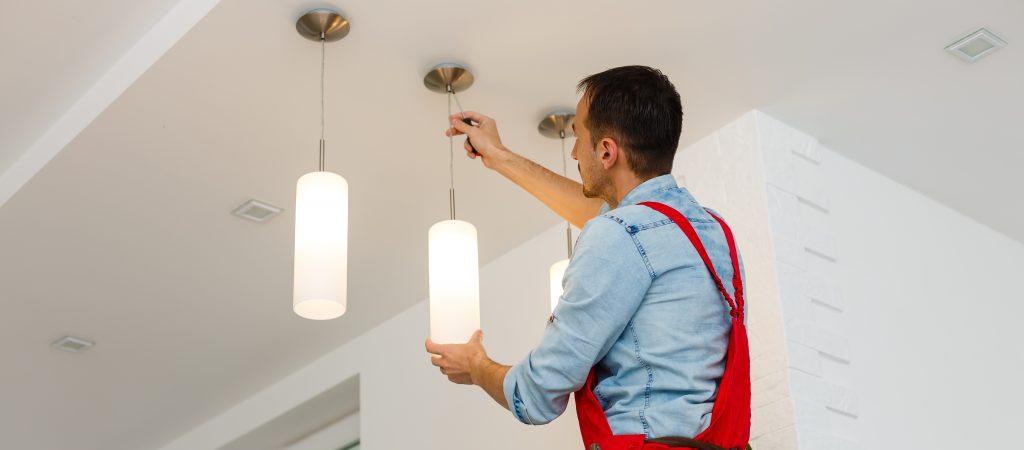 Установка освещения