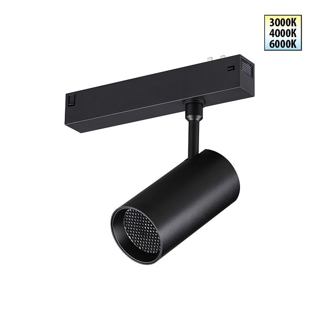 Трековый светодиодный светильник с переключателем цветовой темперетуры NOVOTECH VECTOR 359958 - фото 1