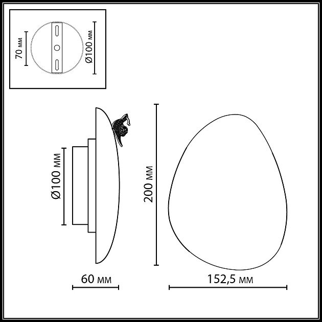 Настенный светильник ODEON LIGHT VALLEY 7068/5WL - фото 2