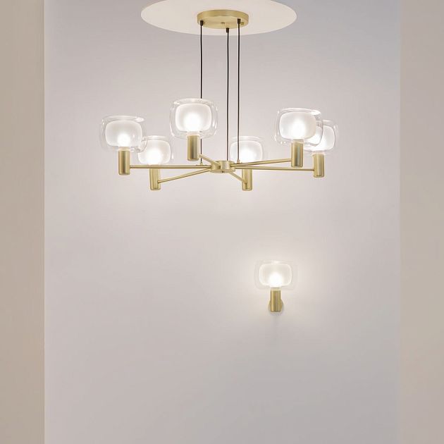 Настенный светильник (бра) MAYTONI Vision MOD411WL-01G - фото 8