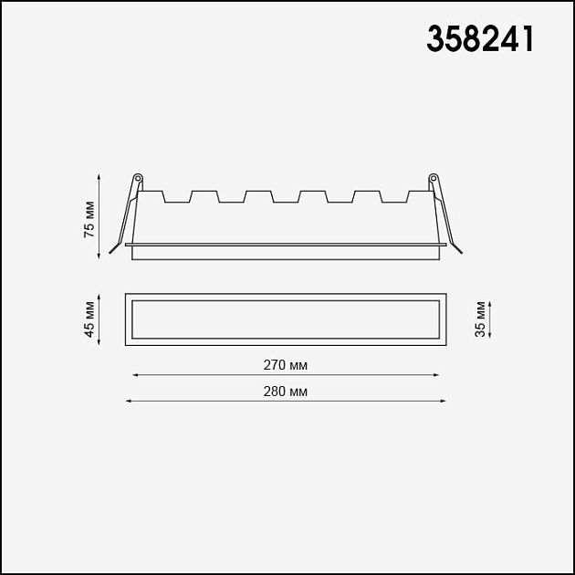 Встраиваемый светильник NOVOTECH HIELO 358241 - фото 2