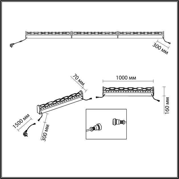 Напольный светильник ODEON LIGHT WATERFALL 7027/72FL - фото 3