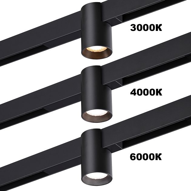 Трековый светодиодный светильник с переключателем цветовой темперетуры NOVOTECH VECTOR 359954 - фото 4