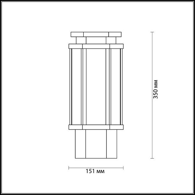 Ландшафтный светильник на столб ODEON LIGHT GINO 4048/1B - фото 2