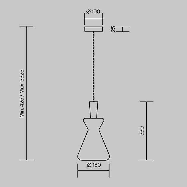 Подвесной светильник MAYTONI Toys MOD405PL-01W2 - фото 7